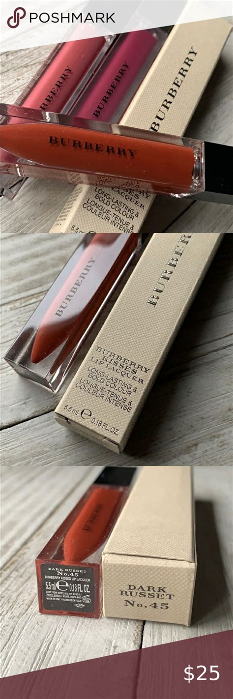 burberry lip velvet dark russet|Burberry kisses matte lipstick.